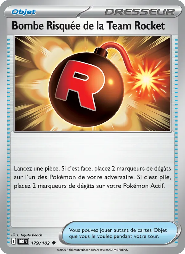 Bombe Risquée de la Team Rocket (Destined Rivals #179/182)