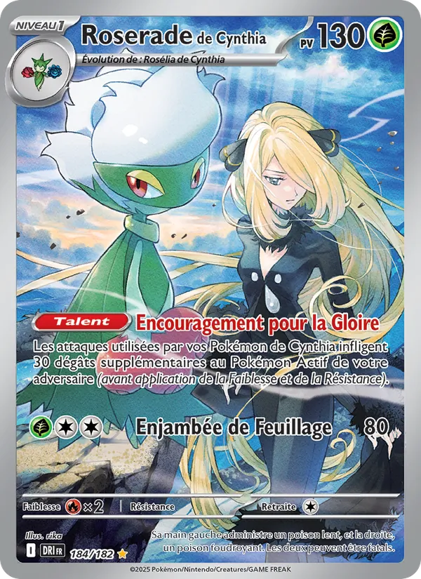 Roserade de Cynthia (Rivalités Destinées #184/182)