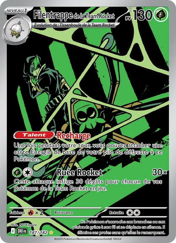 Filentrappe de la Team Rocket (Rivalités Destinées #187/182)