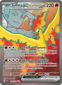 Sulfura-ex de la Team Rocket (Rivalités Destinées #208/182)