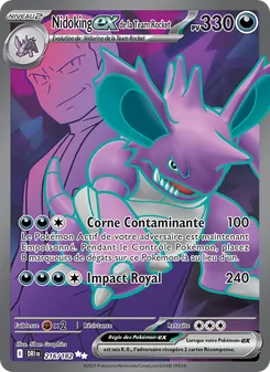 Nidoking-ex de la Team Rocket (Rivalités Destinées #216/182)