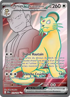 Persian-ex de la Team Rocket (Rivalités Destinées #219/182)