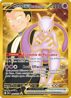 Mewtwo-ex de la Team Rocket (Rivalités Destinées #240/182)
