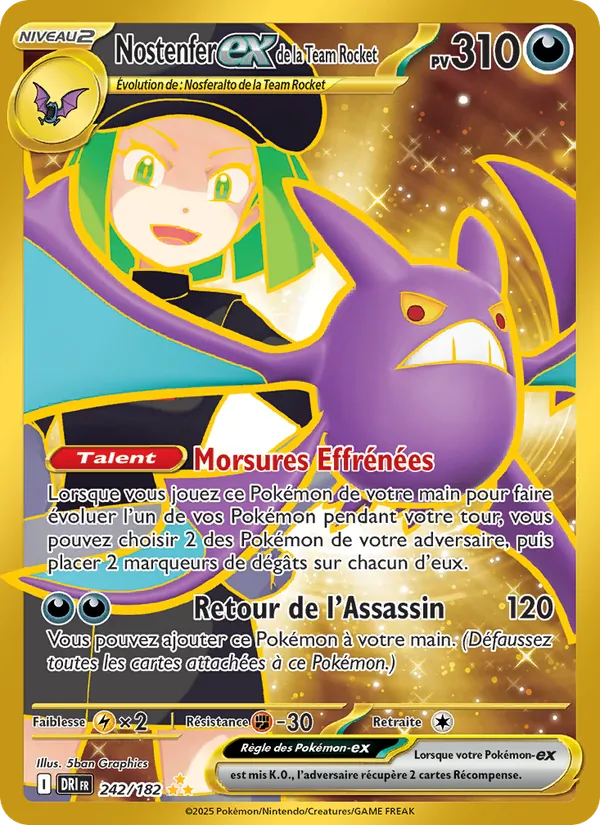 Nostenfer-ex de la Team Rocket (Rivalités Destinées #242/182)