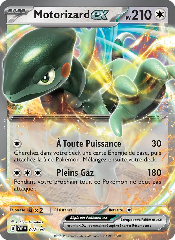 Motorizard-ex (SVP Black Star Promos #018/225)