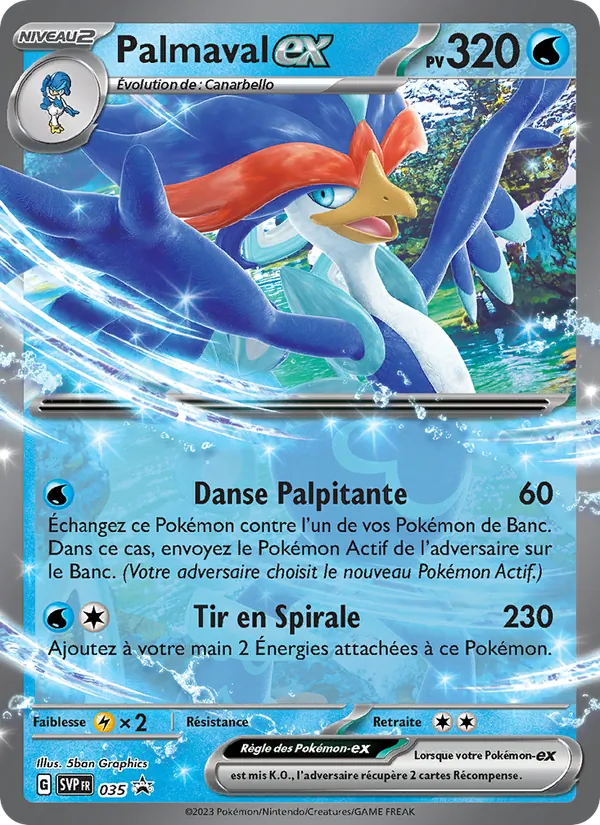 Palmaval-ex (SVP Black Star Promos #035/225)