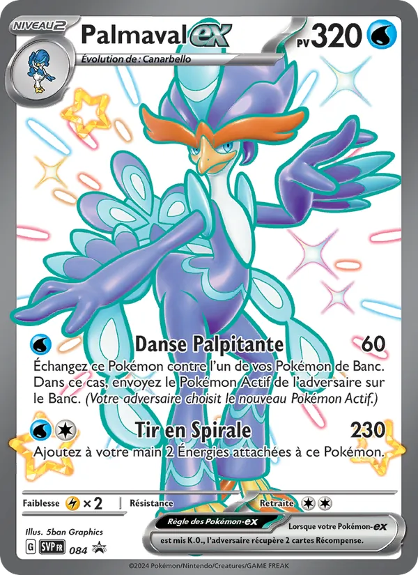 Palmaval-ex (SVP Black Star Promos #084/225)
