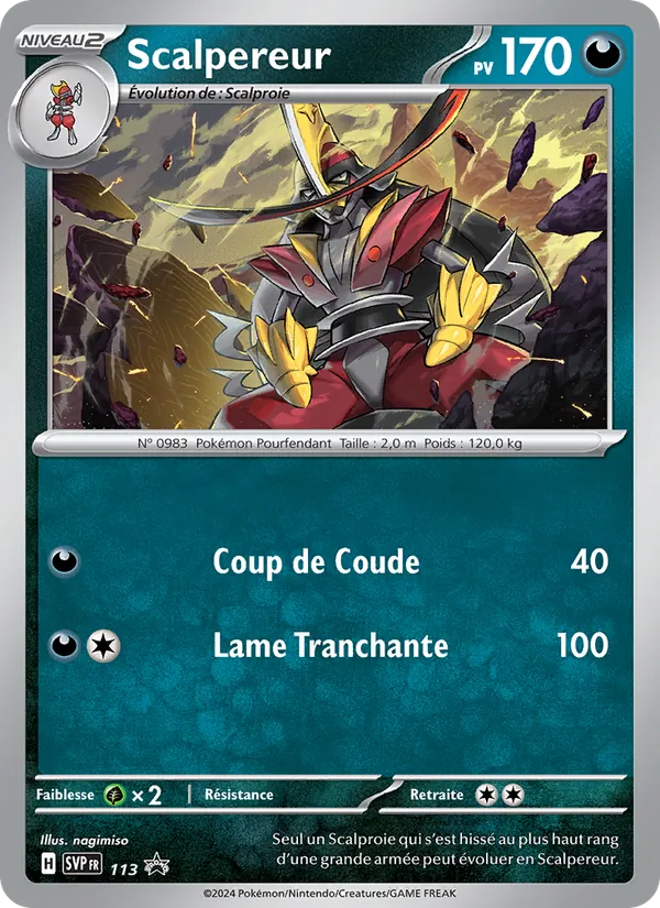 Scalpereur (SVP Black Star Promos #113/225)
