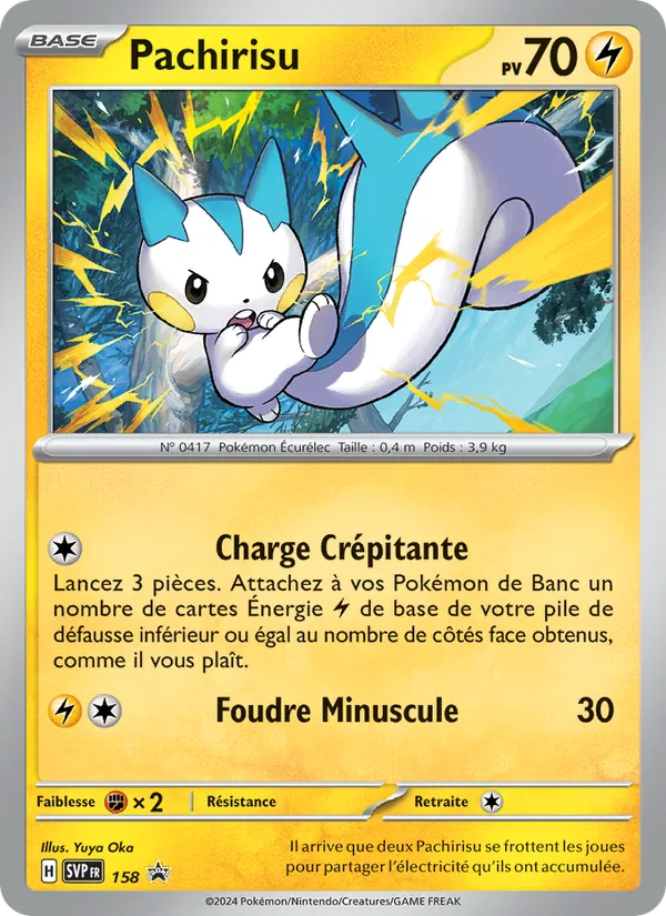 Pachirisu (SVP Black Star Promos #158/225)