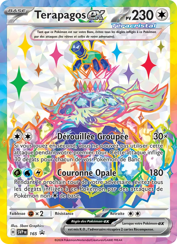 Terapagos-ex (SVP Black Star Promos #165/225)