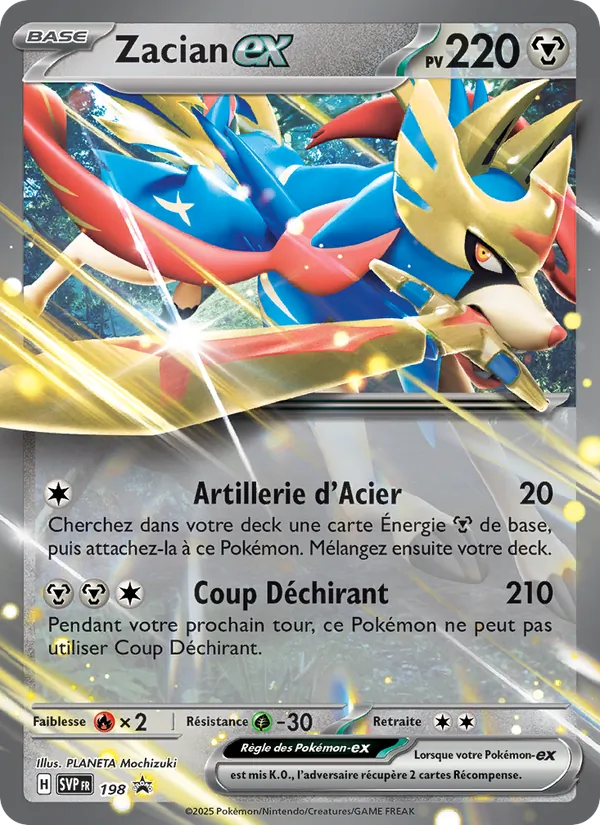 Zacian-ex (SVP Black Star Promos #198/225)