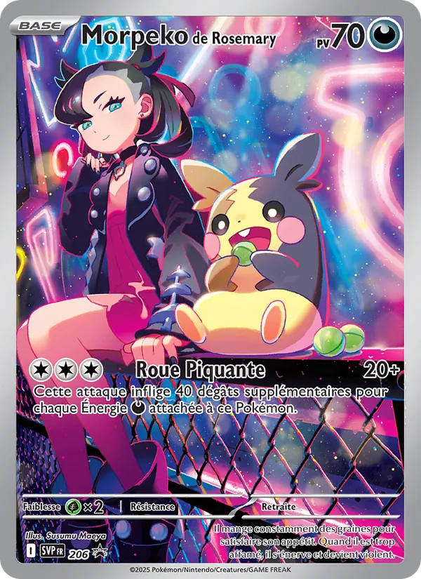 Morpeko de Rosemary (SVP Black Star Promos #206/225)