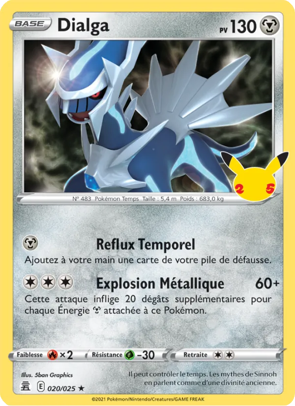Dialga (Célébrations #20/25)