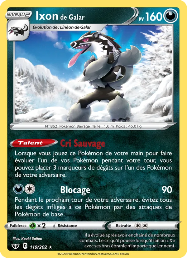 Ixon de Galar (Épée et Bouclier #119/202)