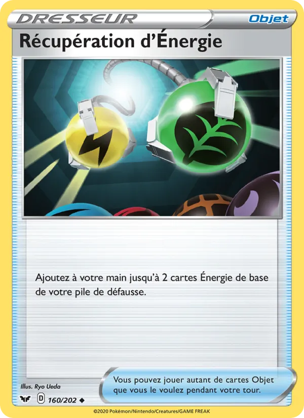 Récupération d'Énergie (Sword & Shield #160/202)