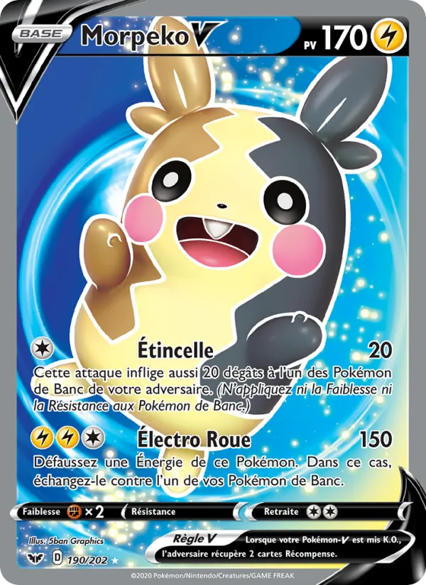 Morpeko V (Sword & Shield #190/202)