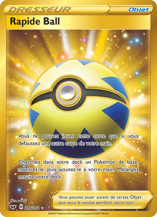 Rapide Ball (Épée et Bouclier #216/202)