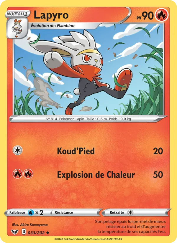 Lapyro (Épée et Bouclier #33/202)