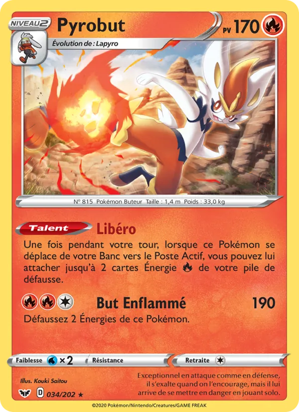 Pyrobut (Épée et Bouclier #34/202)