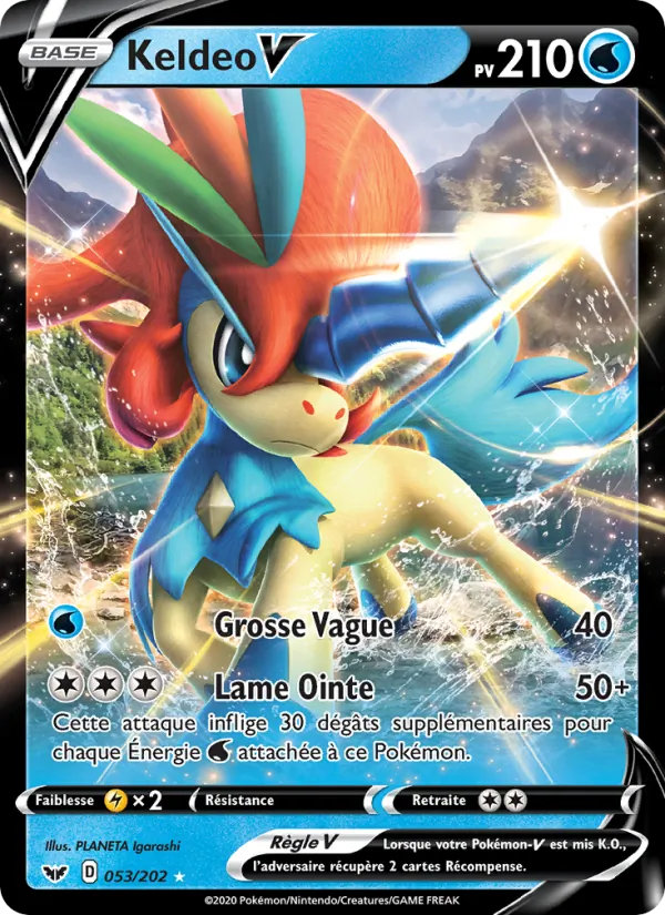 Keldeo V (Épée et Bouclier #53/202)