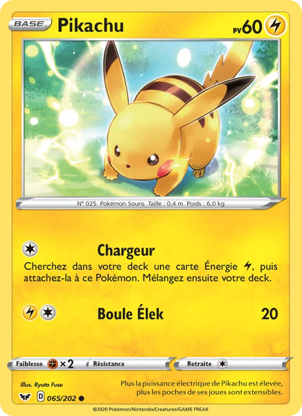 Pikachu (Sword & Shield #65/202)