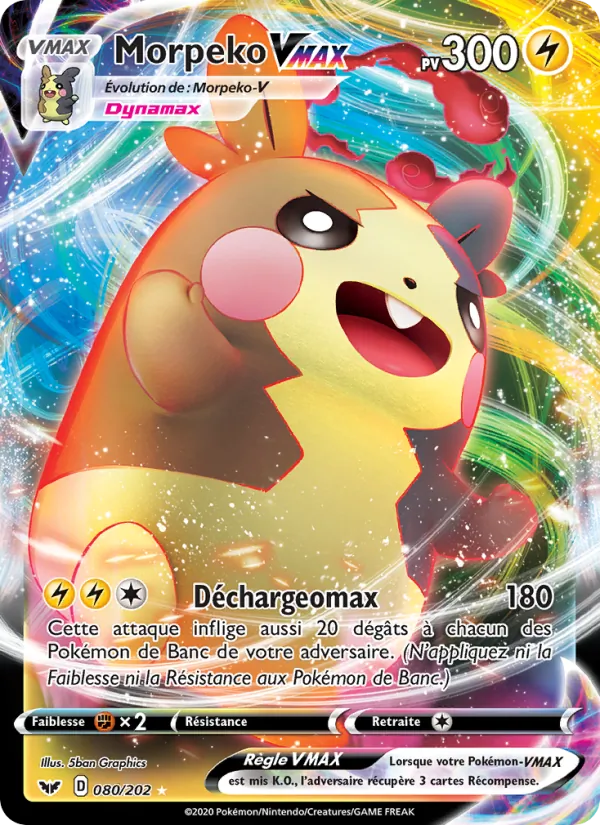 Morpeko VMAX (Sword & Shield #80/202)