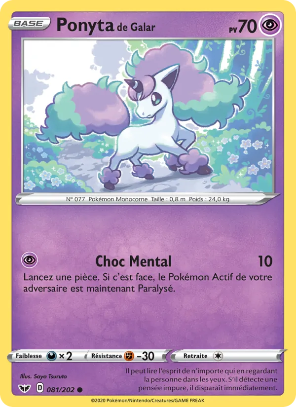 Ponyta de Galar (Épée et Bouclier #81/202)