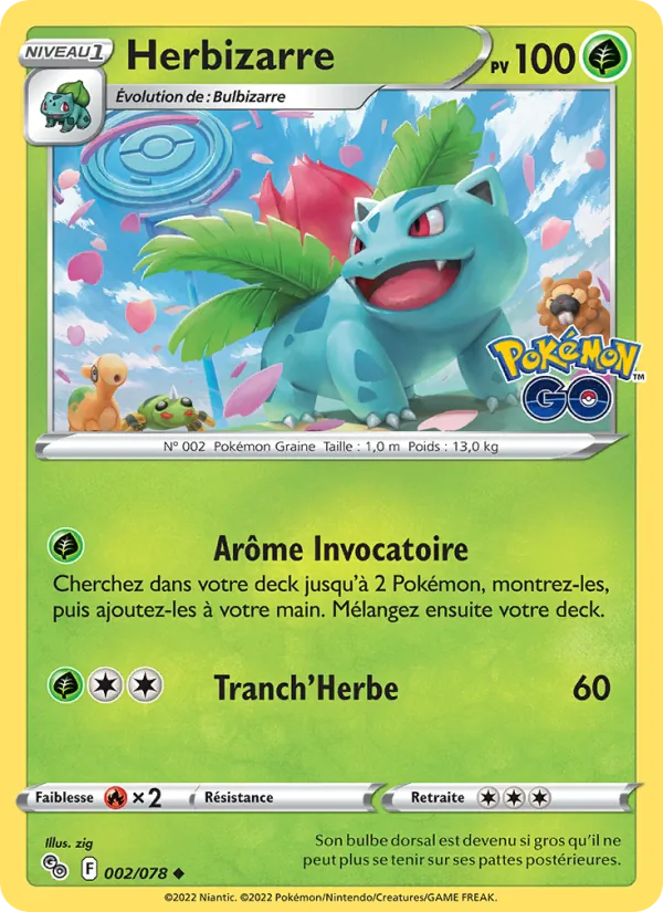 Herbizarre (Pokémon GO #002/78)