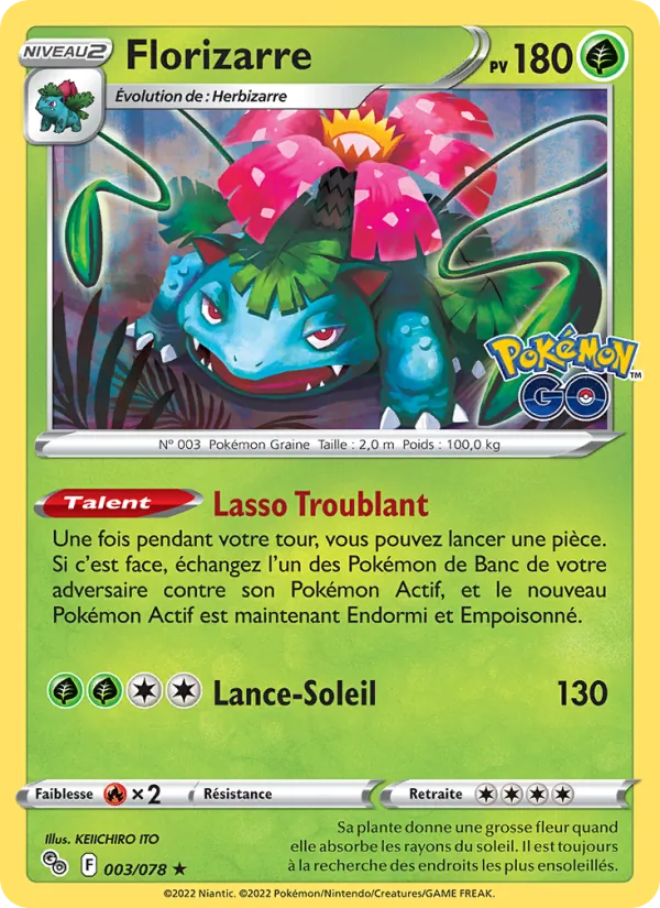 Florizarre (Pokémon GO #003/78)