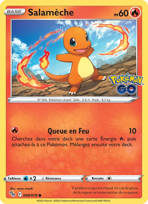 Salamèche (Pokémon GO #008/78)
