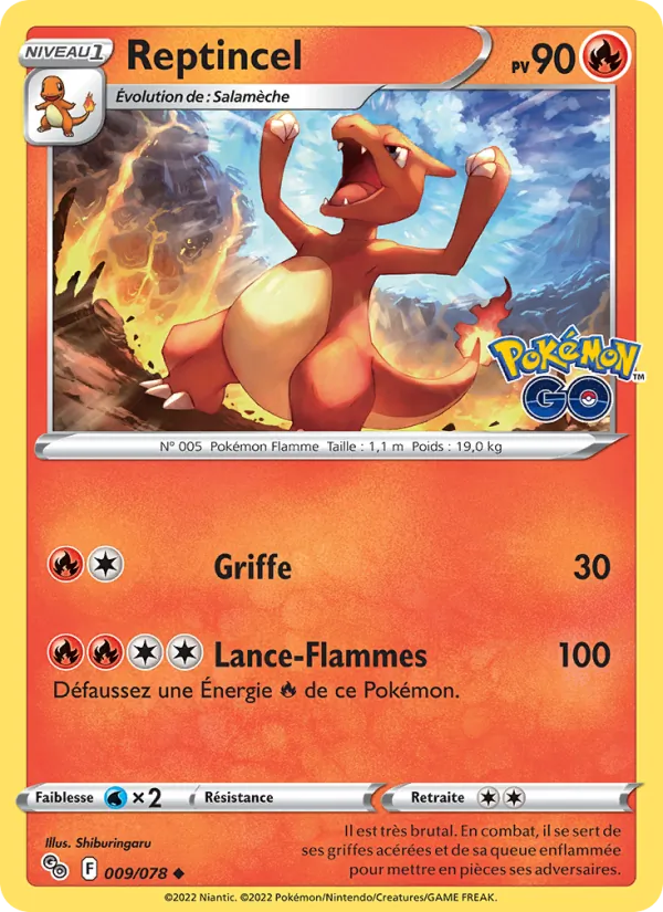 Reptincel (Pokémon GO #009/78)