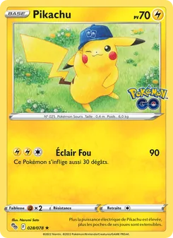 Pikachu (Pokémon GO #028/78)