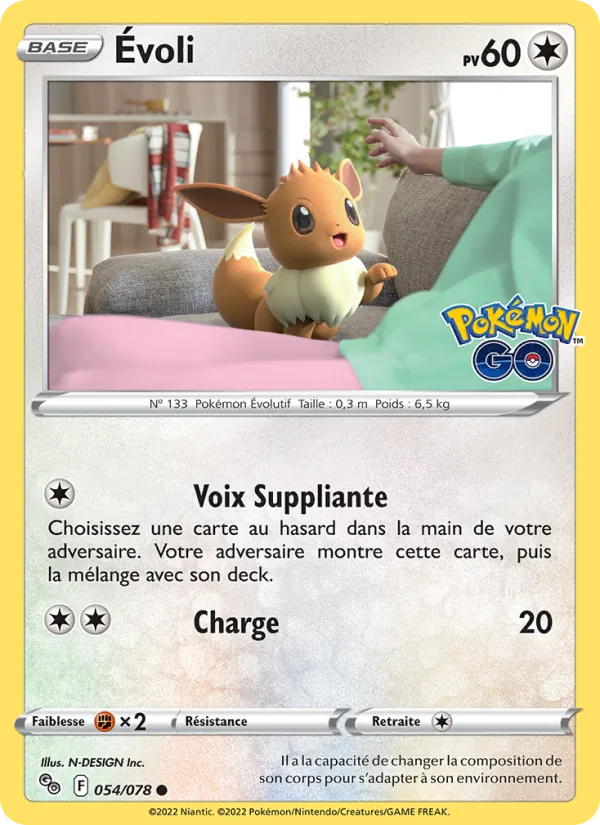 Évoli (Pokémon GO #054/78)