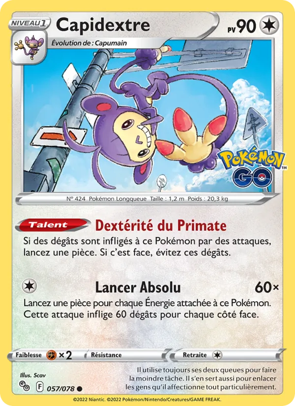 Capidextre (Pokémon GO #057/78)