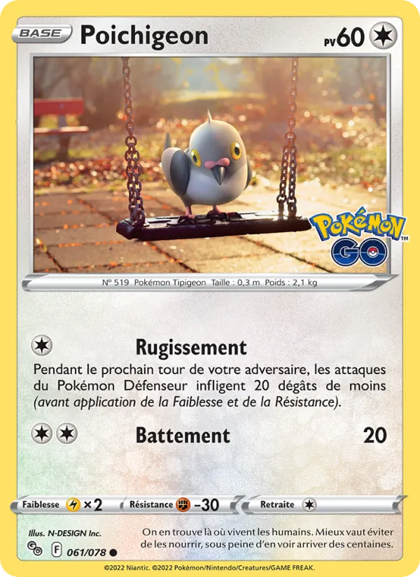 Poichigeon (Pokémon GO #061/78)