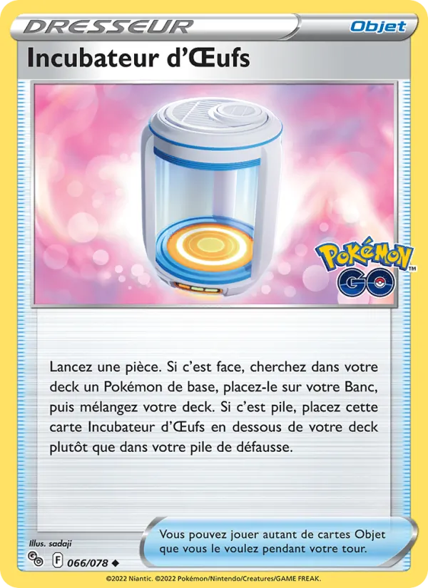 Incubateur d'Œufs (Pokémon GO #066/78)
