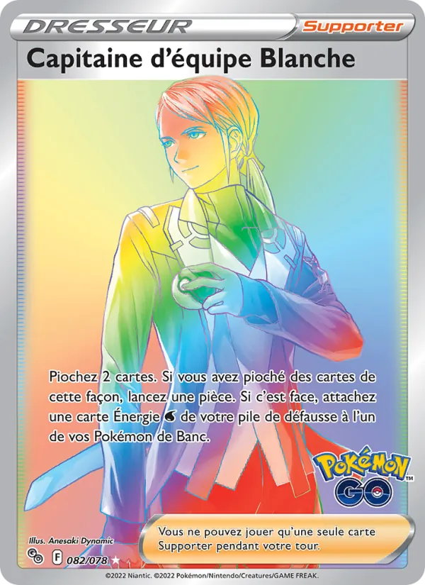 Capitaine d'équipe Blanche (Pokémon GO #082/78)