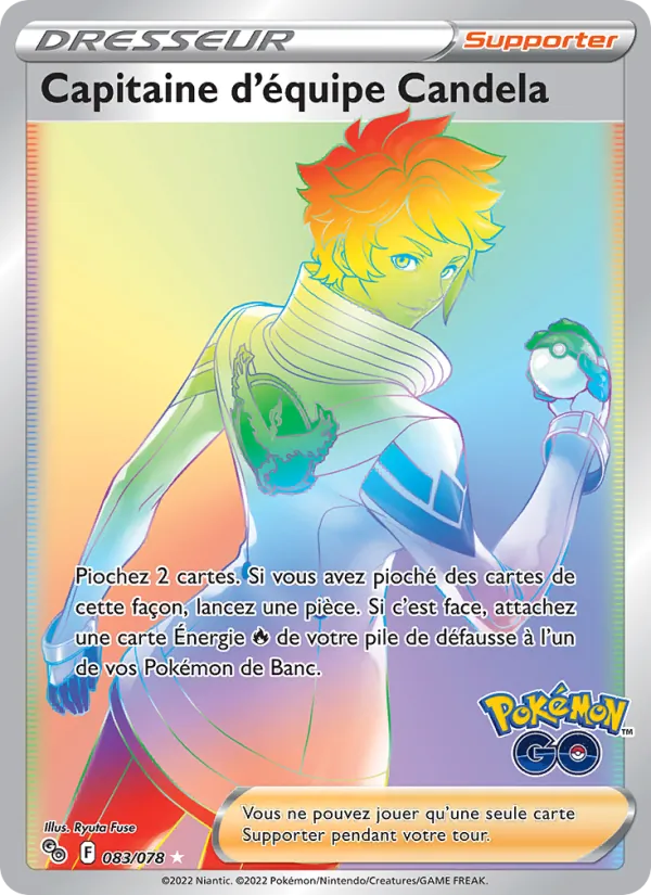 Capitaine d'équipe Candela (Pokémon GO #083/78)
