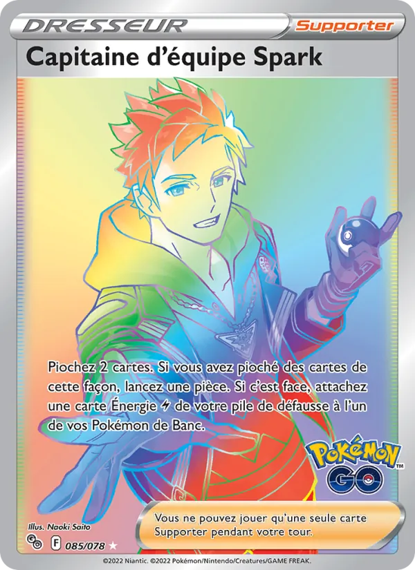 Capitaine d'équipe Spark (Pokémon GO #085/78)