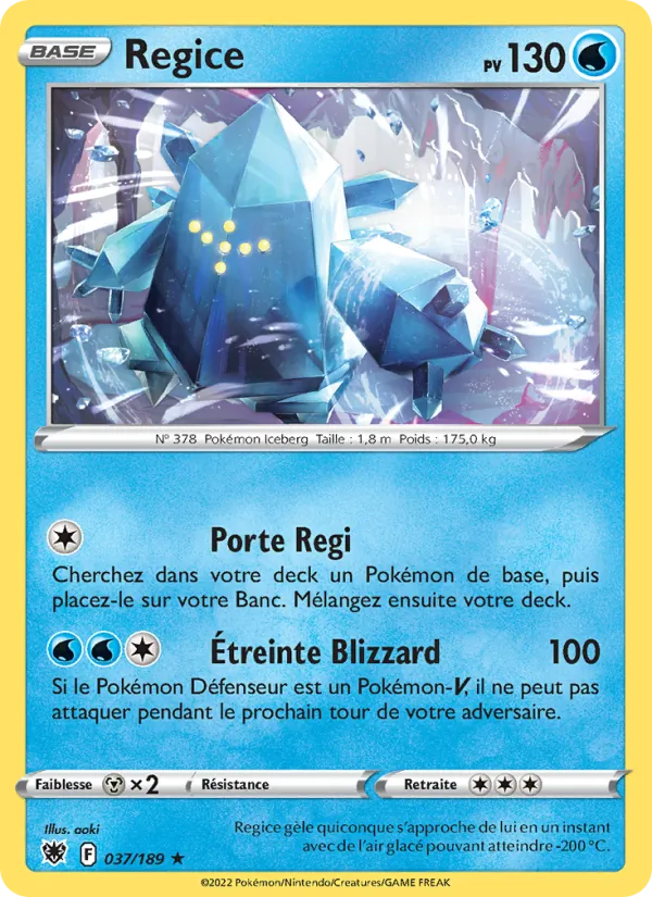 Regice (Astres Radieux #037/189)