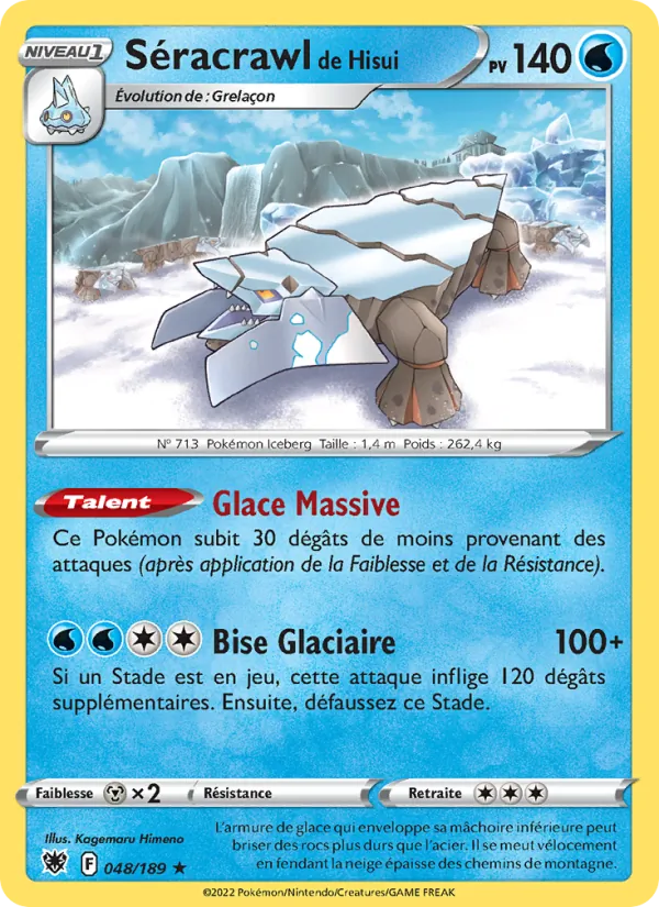 Séracrawl de Hisui (Astres Radieux #048/189)