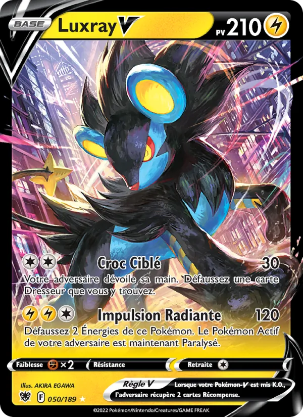 Luxray V (Astres Radieux #050/189)