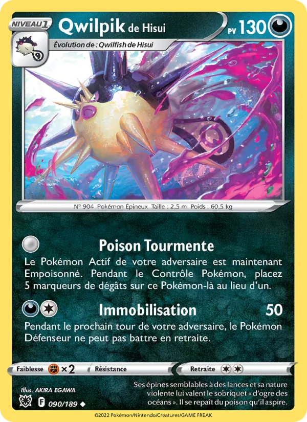 Qwilpik de Hisui (Astres Radieux #090/189)