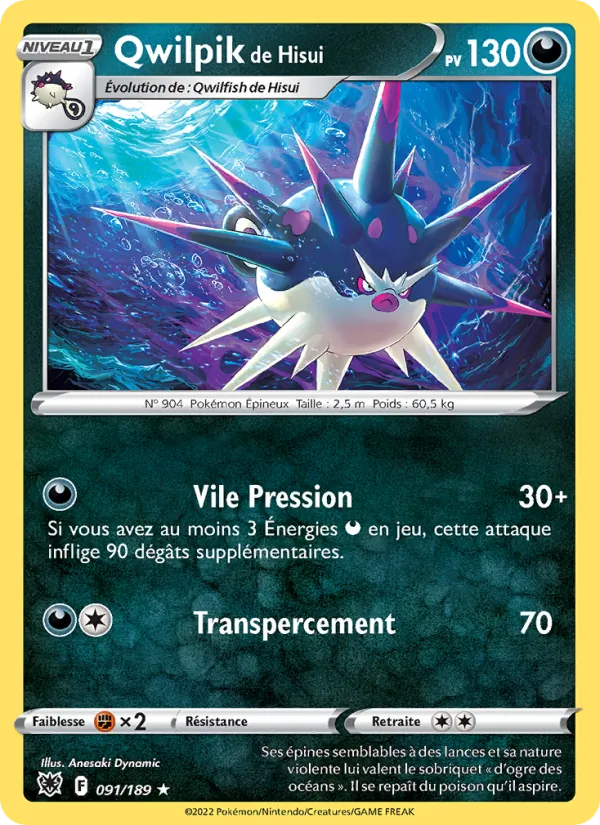 Qwilpik de Hisui (Astres Radieux #091/189)