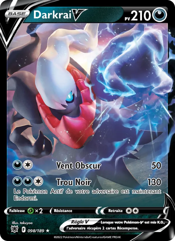 Darkrai V (Astres Radieux #098/189)