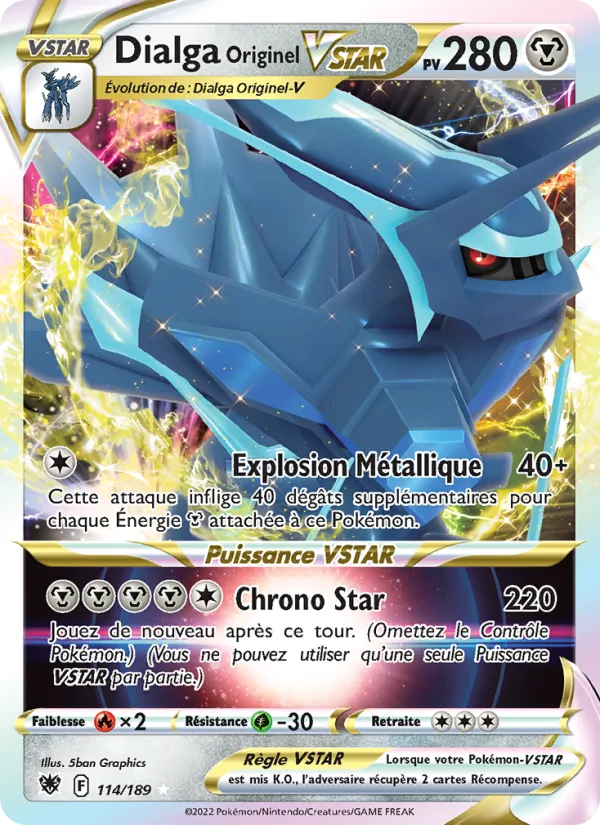 Dialga Originel VSTAR (Astral Radiance #114/189)