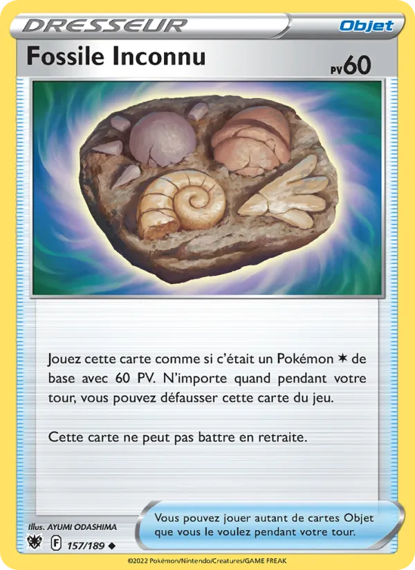 Fossile Inconnu (Astral Radiance #157/189)