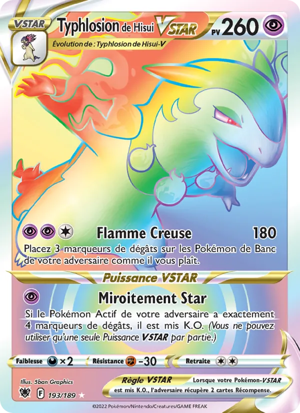 Typhlosion de Hisui VSTAR (Astral Radiance #193/189)