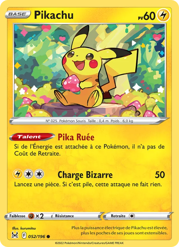 Pikachu (Lost Origin #052/196)