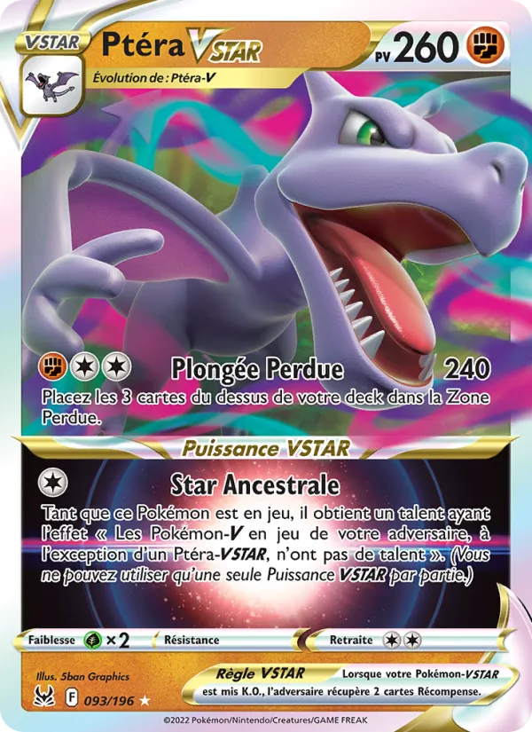 Ptéra VSTAR (Origine Perdue #093/196)